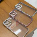 Luxury Stone With Giliter Camera Lens Protection Case for iPhone