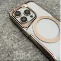 Luxury Electroplating Border Armour  with Magsafe Supported Phone Case For iPhone