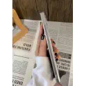 Luxury Magsafe Magnetic Crystal Clear Glossy Wireless Charging Case For Samsung