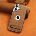 JINDUKA Pu Leather Kickstand Case For iPhone 11 To 18 Pro Max