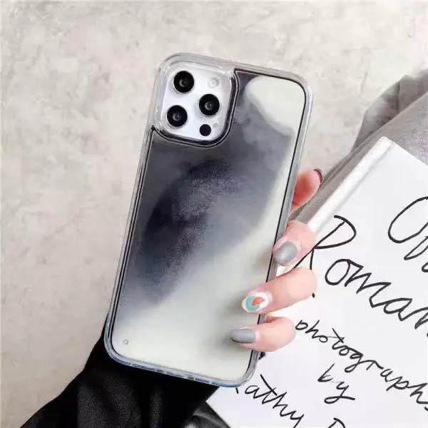 Luminous Quicksand Transparent Phone Case For iPhone
