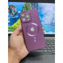 Stylish Purple Colour Magsafe Supported Case for iPhone