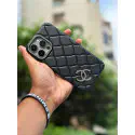 Luxury Leather Design Chanel Classic Phone Case for iPhone