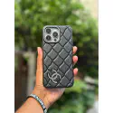 Luxury Leather Design Chanel Classic Phone Case for iPhone