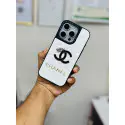 Embossed Chanel Diamond-Quilted Lambskin CC Logo Case for iPhone