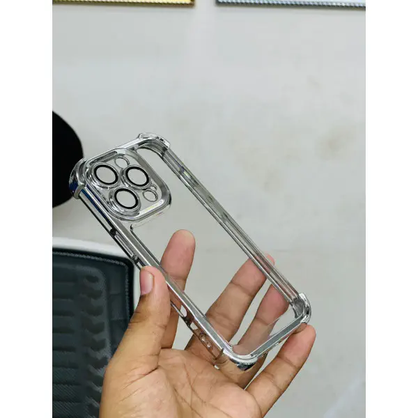 Luxury Electroplated Transparent Soft Phone Case for iPhone