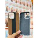 Super Finish Two Colors PU Leather Case for iPhone