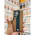 Super Finish Two Colors PU Leather Case for Samsung Galaxy