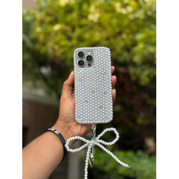 Luxury White Pearl Case For iPhone