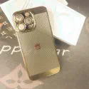 Luxury Poly Carbonate Gold Plating Heat Dissipation With Camera Lens Protection Case For iPhone