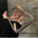 Metal Lens Frame Magnetic Phone Case for iPhone