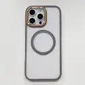 Metal Lens Frame Magnetic Phone Case for iPhone