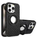 Heat Dissipation Hole Ring Holder Stand Case for iPhone