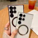 Ultra Slim Plating Clear Frameless Magnetic Case For Samsung Galaxy