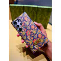 World Famous Branded Floral Print Gucci Style Case for Samsung Galaxy