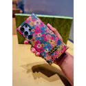 World Famous Branded Floral Print Gucci Style Case for Samsung Galaxy