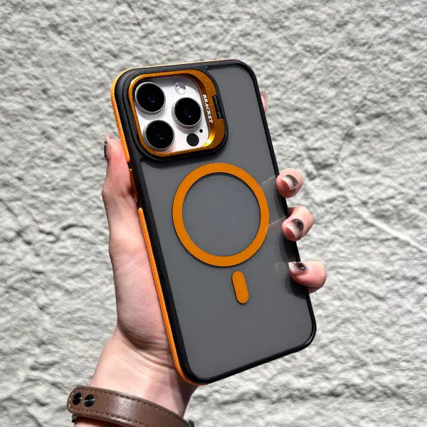 New Smooky Camera Bracket Stand Metal Case for iPhone