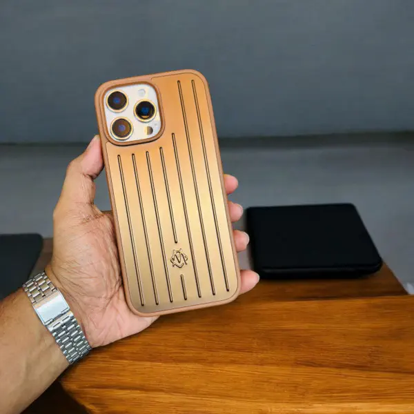 3D Luggage-Style Hard Shell Cover for iPhone