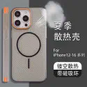 New Desert Gold Ultra Thin Magnetic Heat Dissipation Phone Case for iPhone