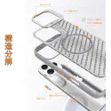 CasePro Hollow Cooling Magnetic Case with Metal Camera Glass Window Case for iPhone