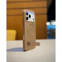 HDCI High Grade PU Leather Kick Stand Magsafe Magnetic Case For iPhone