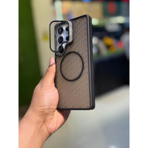 CasePro Hollow Cooling Magnetic Case with Metal Camera Bracket Case for Samsung Galaxy