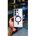 Crystal Clear Camera Stand Case For Samsung Galaxy
