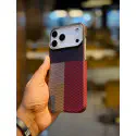 LUXO Life Carbon Fiber Texture Matte Bumper Case For iPhone
