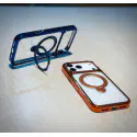New Design i-Mike Crystal Clear Magnetic Stand Case for iPhone