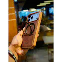 iPefet Brand PU Leather Magsafe Stand Case for iPhone