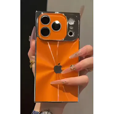 Fashion Laser Reflective Squer Shape Phone Case for iPhone