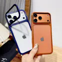 Plating Folding Glass Camera Stand Holder Phone Case For iPhone