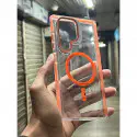 Anti Yellow Crystal Clear Camera Stand Windows Protective Case For Samsung Galaxy