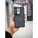 Case Pro Magsafe Magnetic Camera Glass Protector Stand Case for Samsung Galaxy