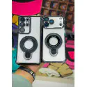 Luxury Colnel Magsafe Stand Bumper Case For Samsung and iPhone