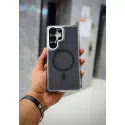 Luxury Carbon Fiber Camera Window Protective Design Phone Case for Samsung Galaxy