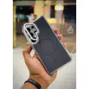 Luxury Carbon Fiber Camera Window Protective Design Phone Case for Samsung Galaxy