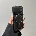 Classic Full Lens Protection Fold Stand Magnetic Phone Cases For iPhone