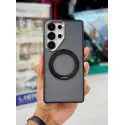 Ultra Design Poly Carbonate Camera Metal Bumper Magsafe Magnetic Stand Case For Samsung Galaxy