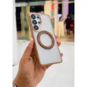 Ultra Design Poly Carbonate Camera Metal Bumper Magsafe Magnetic Stand Case For Samsung Galaxy