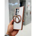 Ultra Design Poly Carbonate Camera Metal Bumper Magsafe Magnetic Stand Case For Samsung Galaxy