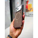Luxury Shockproof MagSafe Magnetic PU Leather Case for iPhone