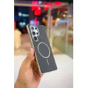Luxury Shockproof MagSafe Magnetic PU Leather Case for Samsung Galaxy