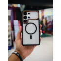 Ultra Slim Frosted Translucent Matte TPU Bumper Mag-Safe Case for Samsung Galaxy (OFFER PRICE 650 TK)