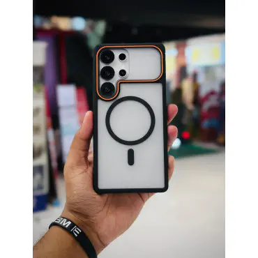Ultra Slim Frosted Translucent Matte TPU Bumper Mag-Safe Case for Samsung Galaxy (OFFER PRICE 650 TK)