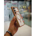 Ultra Slim Frosted Translucent Matte TPU Bumper Mag-Safe Case for Samsung Galaxy (OFFER PRICE 650 TK)
