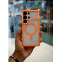 Ultra Slim Frosted Translucent Matte TPU Bumper Mag-Safe Case for Samsung Galaxy (OFFER PRICE 650 TK)