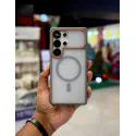 Ultra Slim Frosted Translucent Matte TPU Bumper Mag-Safe Case for Samsung Galaxy (OFFER PRICE 650 TK)