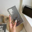Luxury Carbon Fiber Camera Window Protective Design Phone Case for Samsung Galaxy
