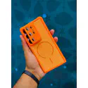 Luxury Shockproof MagSafe Camera Window Protective Case for Samsung Galaxy